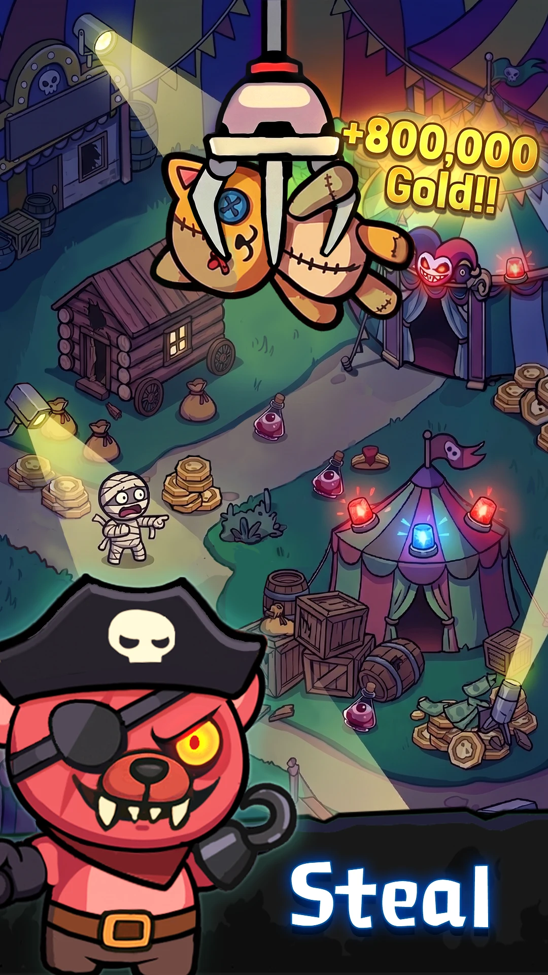 Grim Arcade: Treasure Raid screenshot
